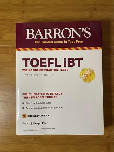 Review of Barron’s TOEFL iBT Book - Sojourning Scholar