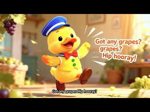 Duck Wants Grapes #AlphabetSong #KidsEducation #ABCs #kids #SleepMusic #rhymes #kidssong #cartoon