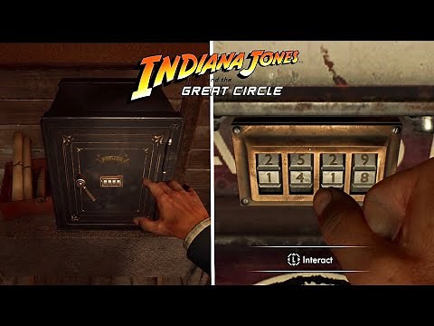 Indiana Jones and the Great Circle VATICAN SAFE CODES + locations!