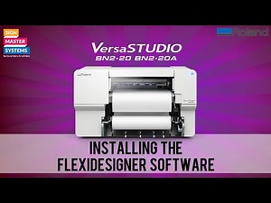 Roland BN2-20/BN2-20A installing FlexiDesigner software