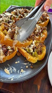 Loaded Beef Potato Rounds | Crispy Cheesy Potato Appetizer Recipe