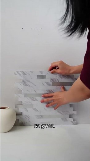 🔥 Peel & Stick Kitchen Backsplash Tiles DIY | Easy Kitchen Makeover Installation