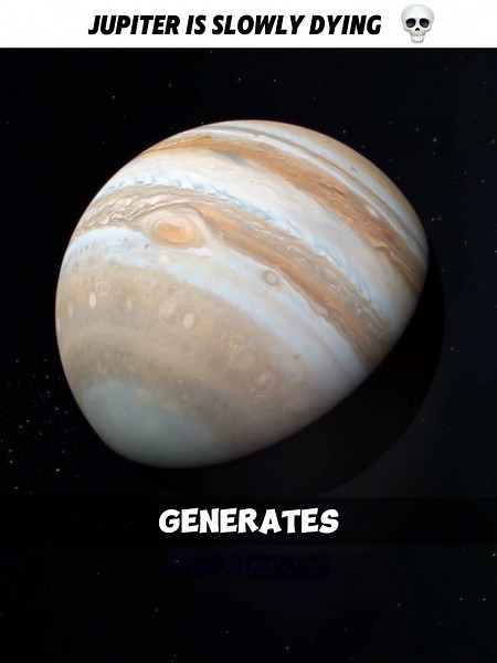 Jupiter Is Slowly Dying #space