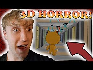 3D HORROR SCRATCH CAT GAME!!! | Scare Deku