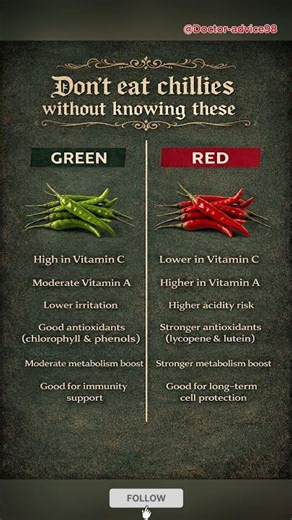 Before You Eat Chilies, Watch This | Health Benefits & Risks Explained #health #healthylifestyle