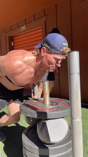 21K views · 170 reactions | Camp workout 1 8 rounds 250 row sub 1:42 20m push race weight 15 burpee 1 to 1 rest @haostraining #bicepswinraces | Hunter McIntyre | Facebook