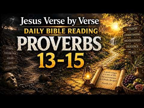 📖 Bible in a Year - Day 158: Proverbs 13–15 (Wise Words and Humble Hearts)