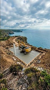 Insane Cliff Edge House Construction Time Lapse! 🤯 | ArchBuild Studio #architecturedesign