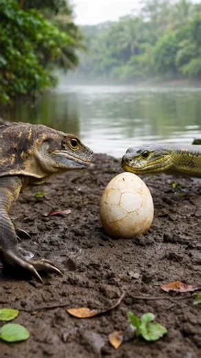 water monitor vs anaconda snake fight seen.anaconda snake survive the monitor and save of eag. #best