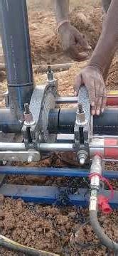 #pipeline #hdpe pipe jointing # machine