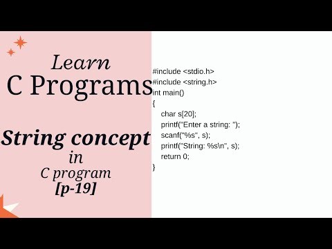 Strings in C: Definition, Declaration, and Operations[p-19]