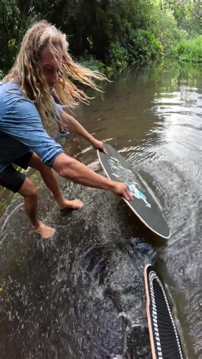 We found the perfect slide under a bridge | slide