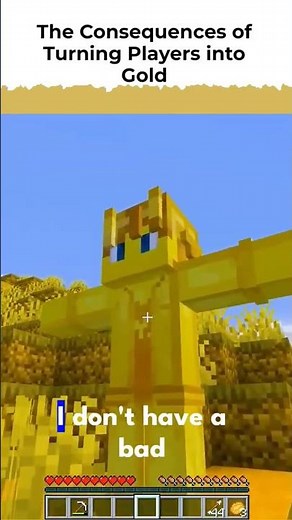 The consequences of turning players into gold | aphmau #aphmau #minecraft