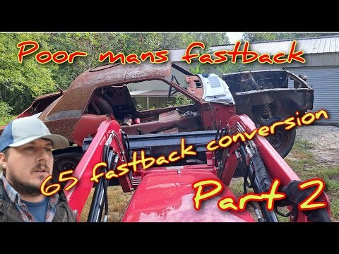 Convert your 1965 mustang into a fastback Part 2. Poor man's version