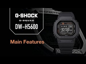 G-SHOCK DW-H5600: Main Features of this sporty watch