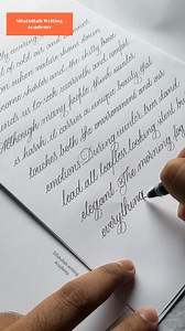 2.2K views · 43 reactions | Cursive calligraphy || writing #calligraphy | Sifatullah Writing Academy | Facebook