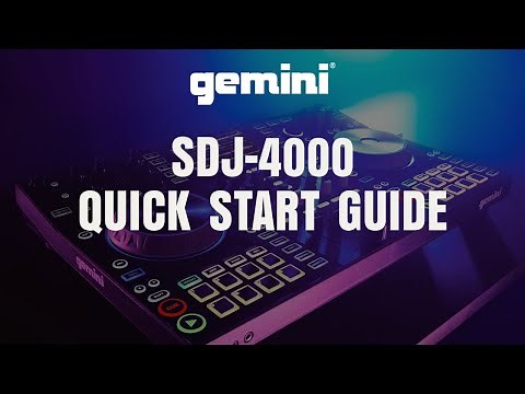 Gemini Sound SDJ-4000 Tutorial Series – Getting Started