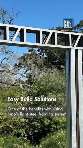Simplify your construction projects with us! 🏗️ Our light gauge framing system offers quick and easy installation, providing the perfect solution for hassle-free building. #InnoMetalStuds #SteelFramingSolutions #InnoAtNASDAQ #CostEffectiveConstruction #LightSteelDesign #LightSteelDesign #LGS #EffortlessLighting #QuickInstall