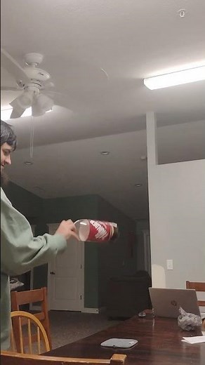 soda bottle flip and crisp high hand #cringecontent