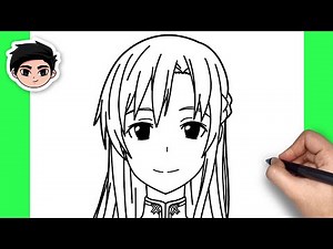 How To Draw Asuna | Sword Art Online - Easy Step By Step
