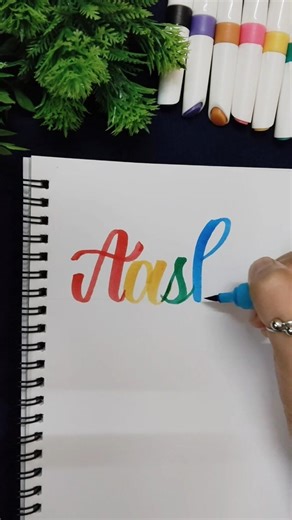 Cute Name Lettering Idea.🩷#namelettering #ElegantScripts #shorts #calligraphy