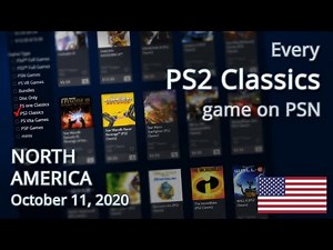Every PS2 CLASSICS game on the PlayStation Store (NA)