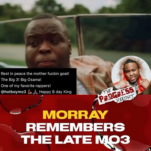 #Morray shares his memory of the late rapper #Mo3 on his birthday yesterday🕊️ #TheProgressReport #TPRMediaGroup | The Progress Report