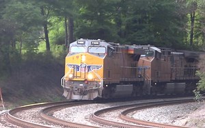 The UP on CSX 重联货列