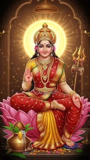 Mahalakshmi Devi Radiant Beauty and Grace #bhakti #devotional #shorts