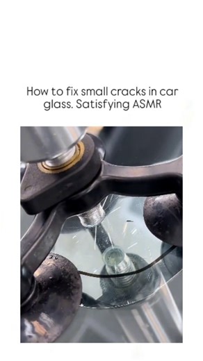 GlobalTrend_Hubb™ | The video showcases a DIY windshield repair using a resin injection kit, starting with drilling a micro-hole at the crack's tip to halt... | Instagram