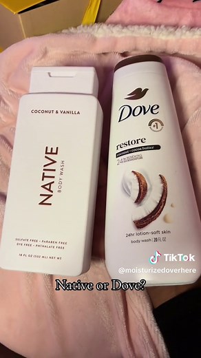 I’m team native! #dovebodywash #dovebodywashcollector #doverestoringbodywash #nativebodywash #nativebodycare