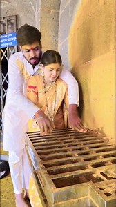 Sacred Turmeric Offering Ritual at Malhar Temple #shortsvideo