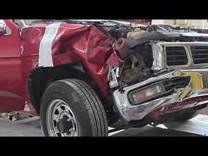 1994 Nissan D21 Hard-body, restore to pre accident condition,Refinish, Color-sand and buff