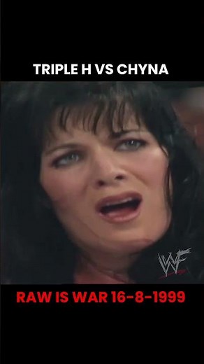 Triple H vs Chyna Match in Raw is war 16-8-1999 #wwe #wwewrestler