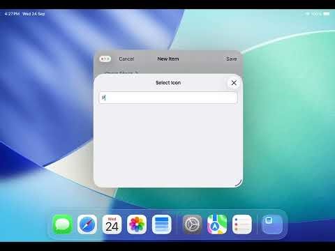 New way to create Keyboard Shortcut for any items through menu bar on iPad