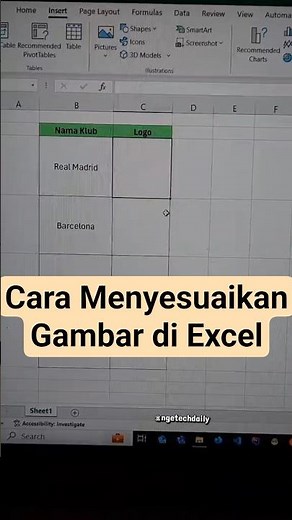 Cara Menyesuaikan Gambar di Excel ✅️