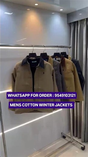 Men's Cotton Jacket for Winter | Warm & Stylish Cold Weather Wear