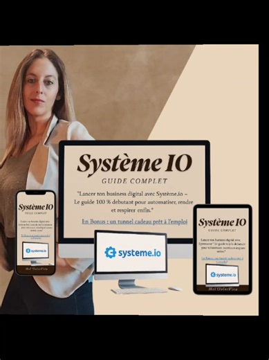 Lance ton business avec Systeme.io pour 8€