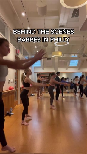 Behind the Scenes Barre3 Workout Class in Philly