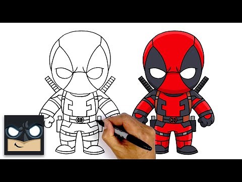 How To Draw Deadpool ⚔️ NEW "TOP SECRET" Fortnite Season 2 Battle Pass