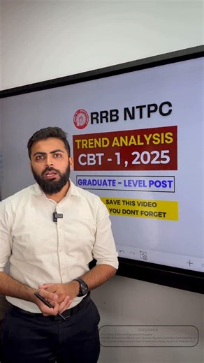 40K views · 276 reactions |  RRB NTPC GRADUATE TREND ANALYSIS CBT -...
