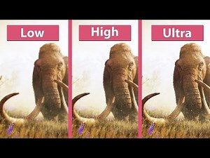 Far Cry Primal – PC Low vs. High vs. Ultra detailed Graphics Comparison ALL Graphics Settings