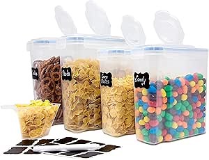 1 & 2 Compartment Glass Meal Prep Containers (4 Pack, 32 oz) - Glass Food Storage Containers with Lids, Glass Lunch Box, Glass Bento Box Lunch Containers, Portion Control, Airtight