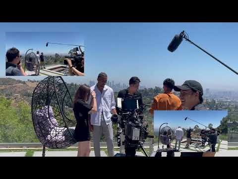 Jeffrey Sunny Baek meets Aubrey K Miller actress/Making "Western Avenue" BTS (‪@AUBREYMILLER‬ )