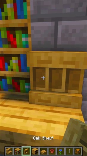 Minecraft Bookshelf Design