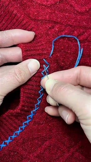 make handicrafts by sewing clothes to make them more attractive