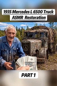 1935 Mercedes L 6500 Truck ASMR Restoration
