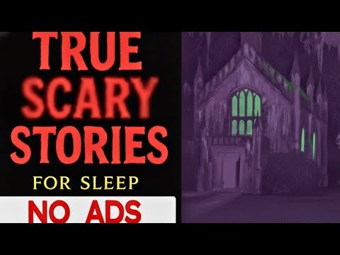 NO ADS 🛑 TRUE Scary Stories for Sleep (4 Hours) | Gentle Rain Sounds | Black Screen | Vol 55