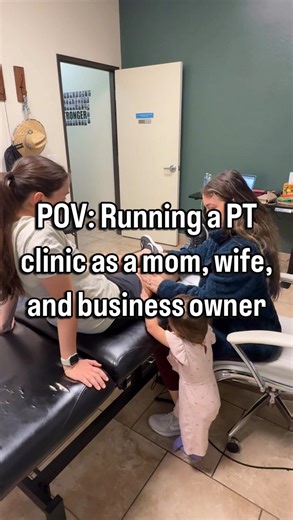 Dr. Stacie Barber | Physical Therapist + Strength Coach on Instagram: "💪 A realistic look at running The Physio Fix while balancing mom life and clinic life! My day usually starts around 6:30am ☀️ If I’m lucky, I have time to make breakfast before Oakley wakes up. If not (like today), Logan makes breakfast and feeds the dogs while I get her and myself ready 🫶 My first patient is typically at 9am and I live about 30 minutes from work. And no, I wasn’t lying when I said the hardest decision of m