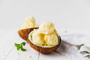 Pineapple Coconut Ice Cream
